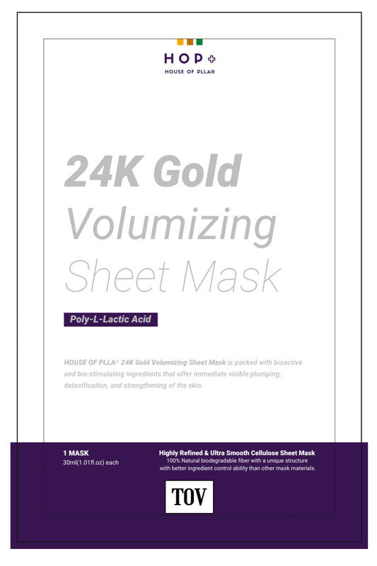 24K Gold Volumizing Sheet Mask